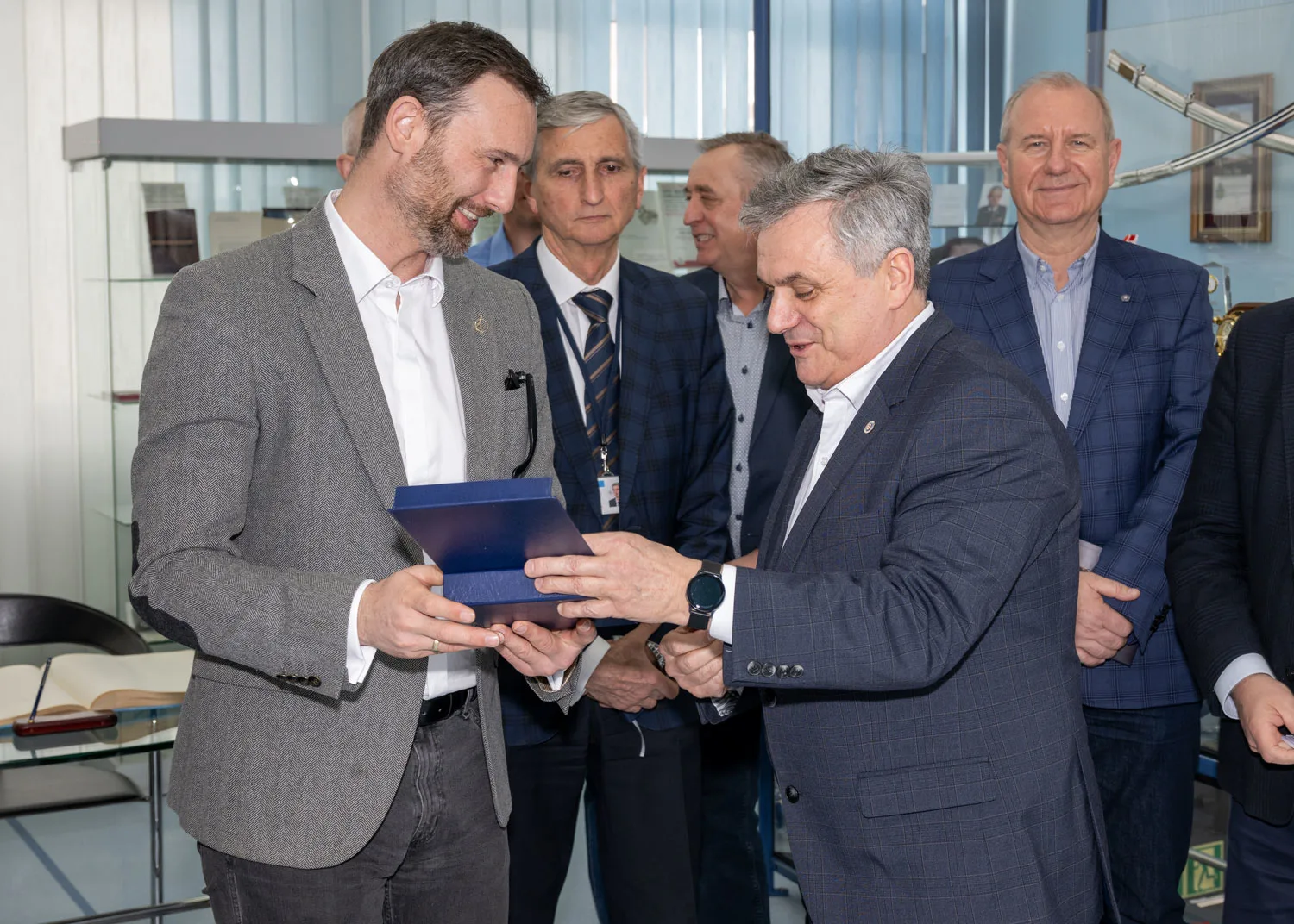 Wizyta astronauty dr. inż. Sławosza Uznańskiego-Wiśniewskiego w ITWL