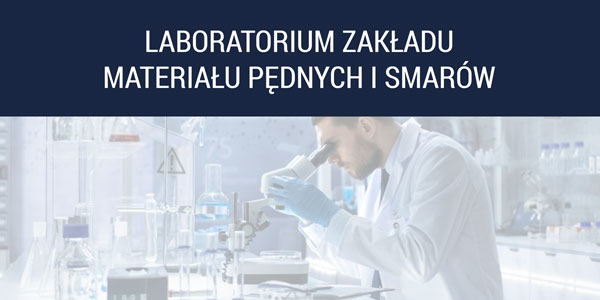 Laboratorium Zakładu Materiałów Pędnych i Smarów